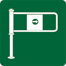 Puerta altura tipo bandera